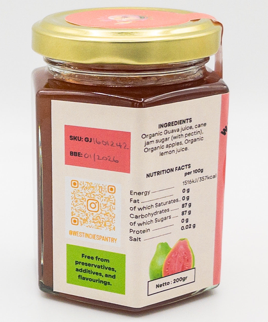 Guava Jam and Passion fruit jelly (2x200g)