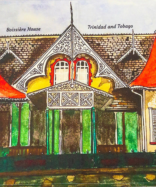 Boissiere House, Trinidad and Tobago, tea towel