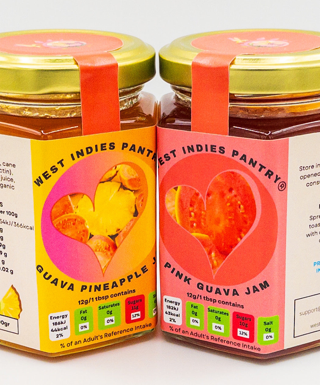 Guava Jam and Guava Pineapple Jam (2x200g)