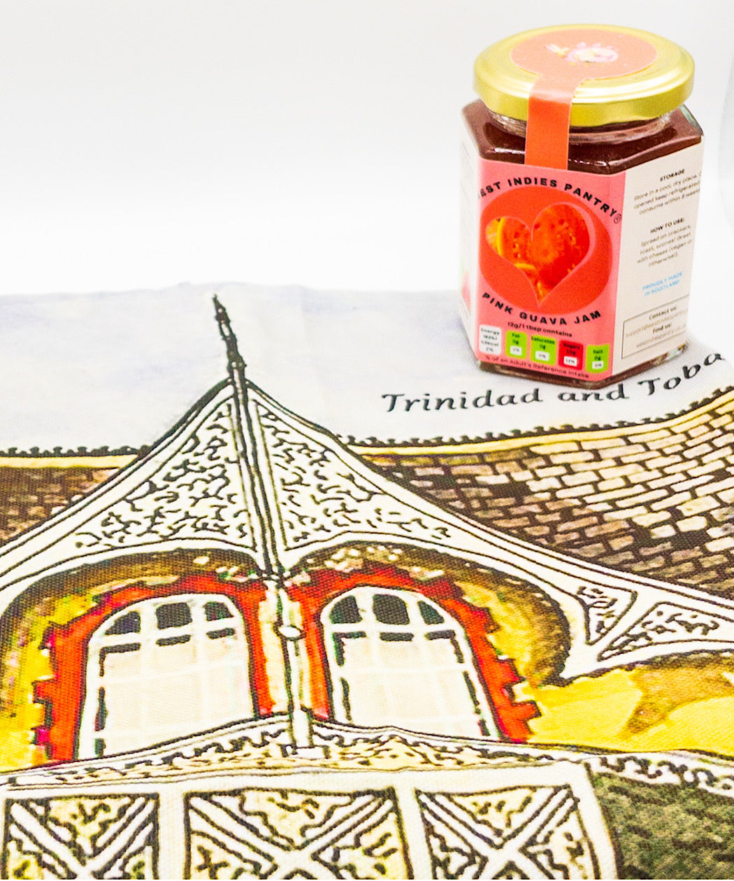 Boissiere House tea towel & Guava Jam Bundle